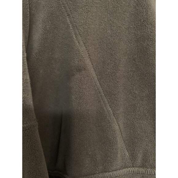 Nike One Women's Therma-FIT Oversized 1/2-Zip Fleece Top Small Black Velour - Picture 3 of 8